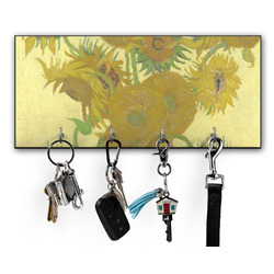Sunflowers (Van Gogh 1888) Key Hanger w/ 4 Hooks