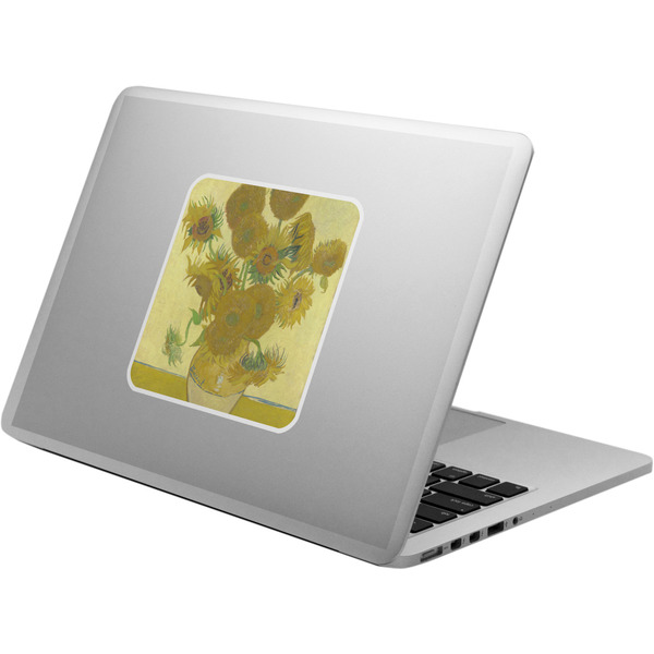Custom Sunflowers (Van Gogh 1888) Laptop Decal