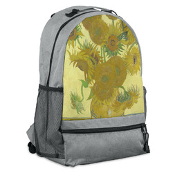 Sunflowers (Van Gogh 1888) Backpack - Gray