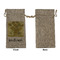 Sunflowers (Van Gogh 1888) Large Burlap Gift Bags - Front Approval