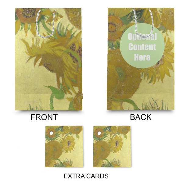 Sunflowers (Van Gogh 1888) Large Gift Bag - Approval