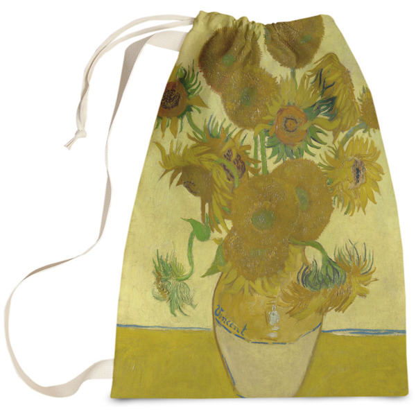 Custom Sunflowers (Van Gogh 1888) Laundry Bag - Large