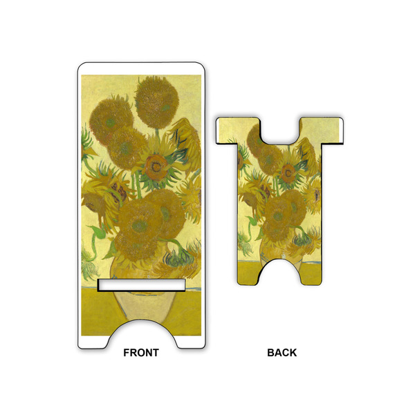 Sunflowers (Van Gogh 1888) Large Phone Stand - Front & Back