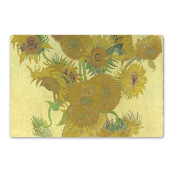 Custom Sunflowers (Van Gogh 1888) Large Rectangle Car Magnet