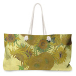 Sunflowers (Van Gogh 1888) Large Tote Bag with Rope Handles