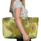 Sunflowers (Van Gogh 1888) Large Rope Tote Bag - In Context View