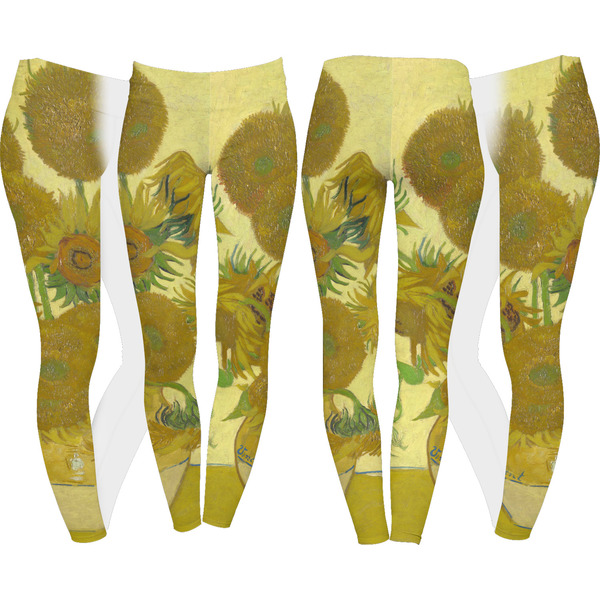 Sunflowers (Van Gogh 1888) Leggings Turn Around - Apvl