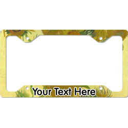 Sunflowers (Van Gogh 1888) License Plate Frame - Style C
