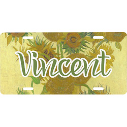 Sunflowers (Van Gogh 1888) Front License Plate