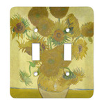 Sunflowers (Van Gogh 1888) Light Switch Cover (2 Toggle Plate)