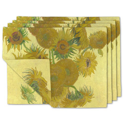 Sunflowers (Van Gogh 1888) Double-Sided Linen Placemat - Set of 4