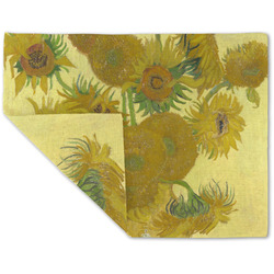 Sunflowers (Van Gogh 1888) Double-Sided Linen Placemat - Single