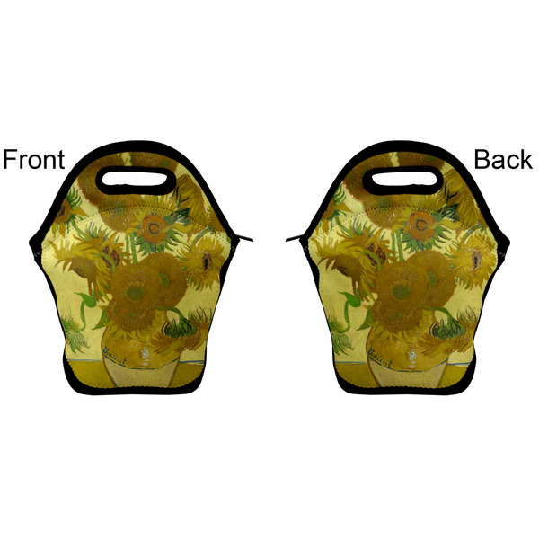 Sunflowers (Van Gogh 1888) Lunch Bag - Front and Back