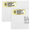 Sunflowers (Van Gogh 1888) Mailing Labels - Double Stack Close Up