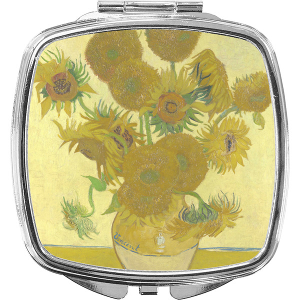 Custom Sunflowers (Van Gogh 1888) Compact Makeup Mirror