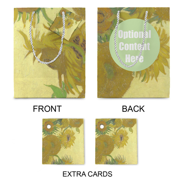 Sunflowers (Van Gogh 1888) Medium Gift Bag - Approval