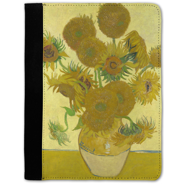 Custom Sunflowers (Van Gogh 1888) Notebook Padfolio - Medium