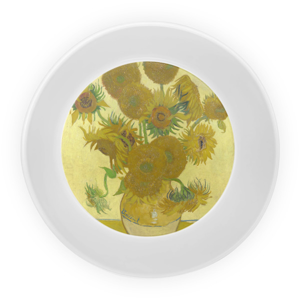 Sunflowers (Van Gogh 1888) Melamine Bowl - Center