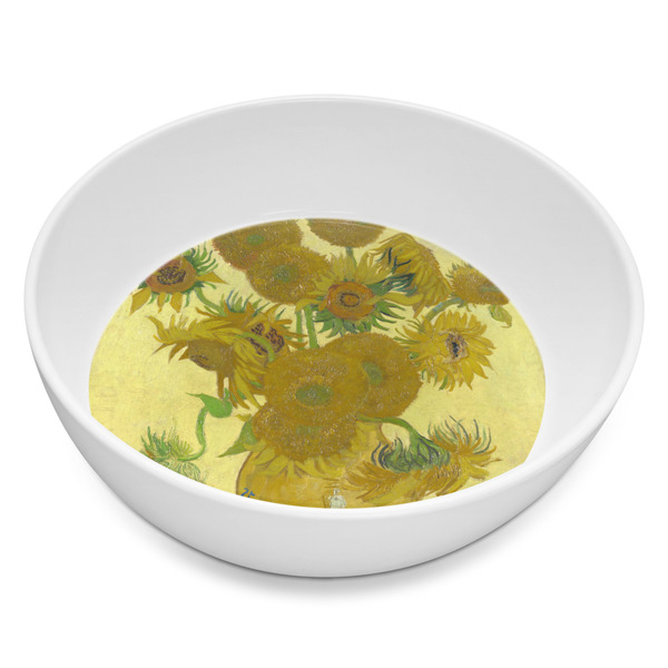 Custom Sunflowers (Van Gogh 1888) Melamine Bowl - 8 oz