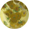 Sunflowers (Van Gogh 1888) Melamine Plate 8 inches