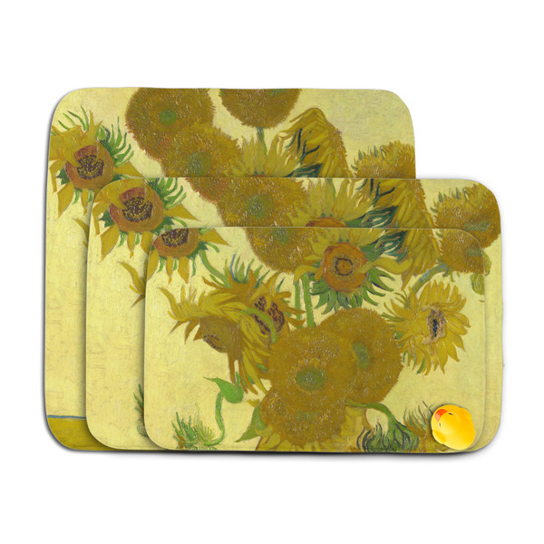 Sunflowers (Van Gogh 1888) Memory Foam Bath Mat - MAIN PARENT