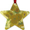 Sunflowers (Van Gogh 1888) Metal Star Ornament - Front