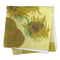 Sunflowers (Van Gogh 1888) Microfiber Dish Rag - FOLDED (square)