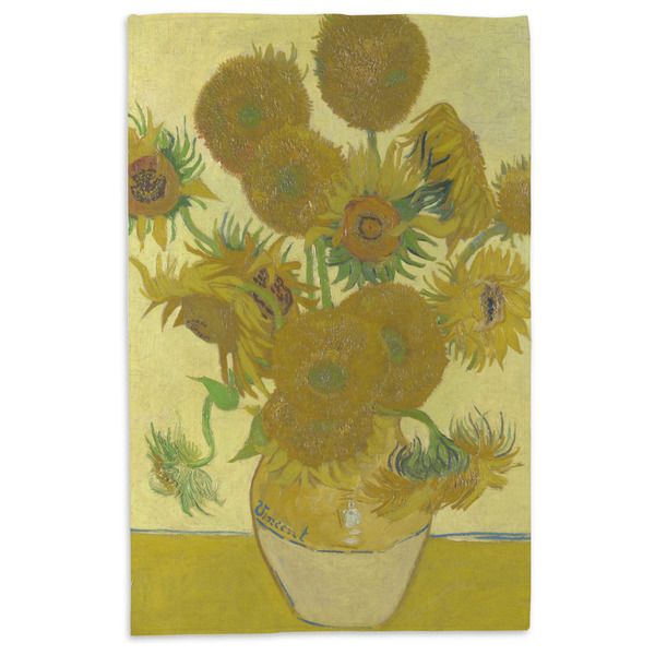 Sunflowers (Van Gogh 1888) Microfiber Dish Towel - APPROVAL