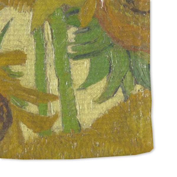 Sunflowers (Van Gogh 1888) Microfiber Dish Towel - DETAIL
