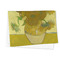Sunflowers (Van Gogh 1888) Microfiber Dish Towel - FOLDED HALF