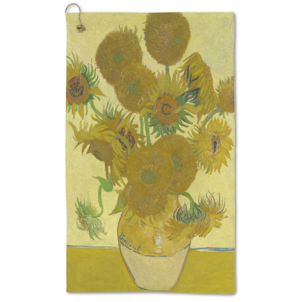 Custom Sunflowers (Van Gogh 1888) Microfiber Golf Towel