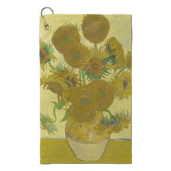Sunflowers (Van Gogh 1888) Microfiber Golf Towel - Small