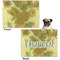 Sunflowers (Van Gogh 1888) Microfleece Dog Blanket - Regular - Front & Back