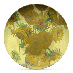 Sunflowers (Van Gogh 1888) Microwave Safe Plastic Plate - Composite Polymer