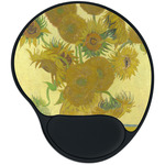 Sunflowers (Van Gogh 1888) Mouse Pad with Wrist Support