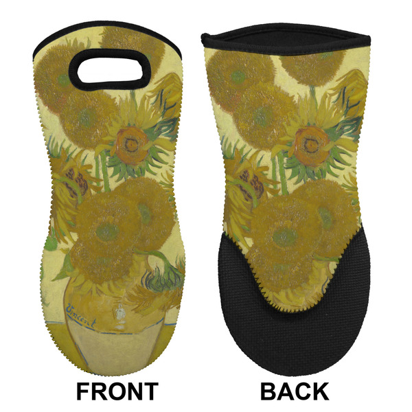 Sunflowers (Van Gogh 1888) Neoprene Oven Mitt (Front & Back)