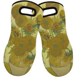 Sunflowers (Van Gogh 1888) Neoprene Oven Mitts - Set of 2