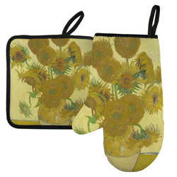 Sunflowers (Van Gogh 1888) Left Oven Mitt & Pot Holder Set