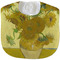 Sunflowers (Van Gogh 1888) New Baby Bib - Closed and Folded