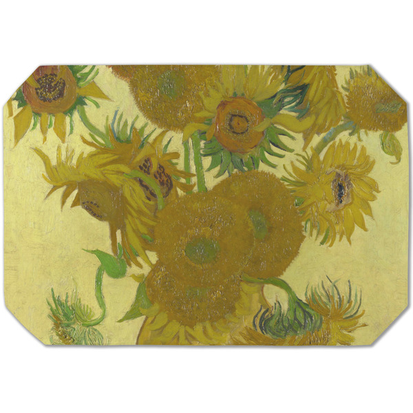 Custom Sunflowers (Van Gogh 1888) Dining Table Mat - Octagon (Single-Sided)