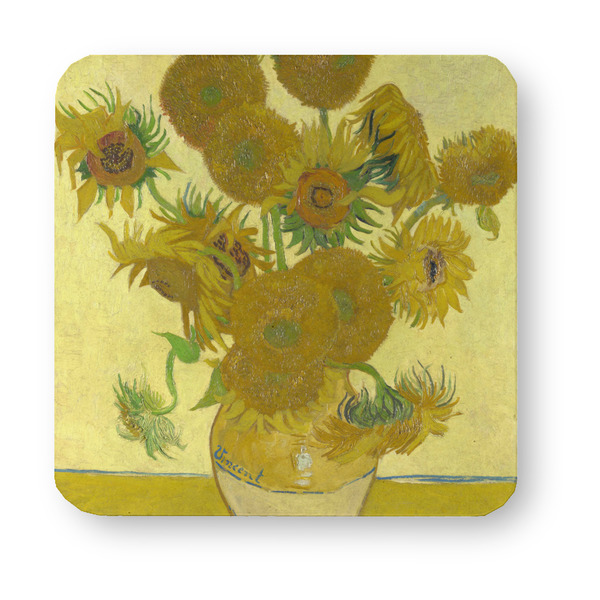 Sunflowers (Van Gogh 1888) Paper Coasters - Approval