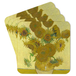Sunflowers (Van Gogh 1888) Square Paper Coasters