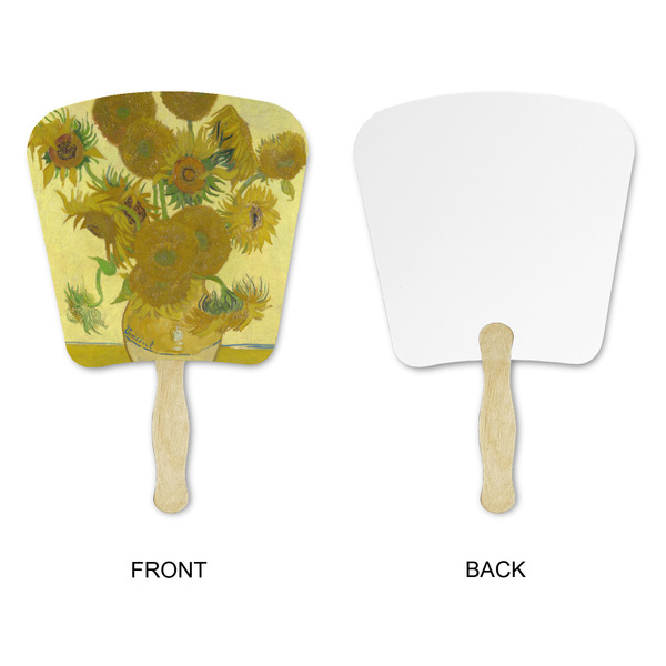 Sunflowers (Van Gogh 1888) Paper Fans - Approval