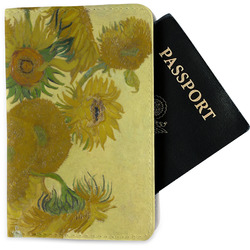 Sunflowers (Van Gogh 1888) Passport Holder - Fabric