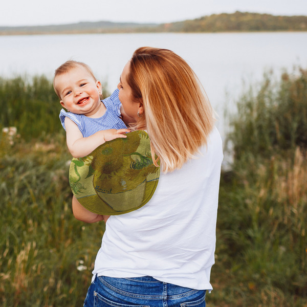Sunflowers (Van Gogh 1888) Peanut Shaped Burp - Lifestyle
