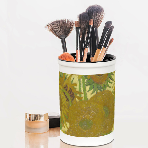 Sunflowers (Van Gogh 1888) Pencil Holder - LIFESTYLE makeup