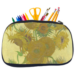 Sunflowers (Van Gogh 1888) Neoprene Pencil Case - Medium