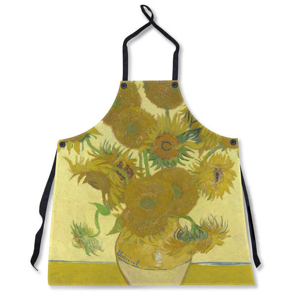 Custom Sunflowers (Van Gogh 1888) Apron Without Pockets