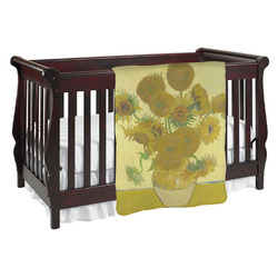Sunflowers (Van Gogh 1888) Baby Blanket (Double Sided)