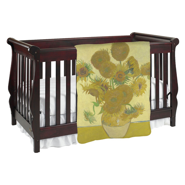 Custom Sunflowers (Van Gogh 1888) Baby Blanket